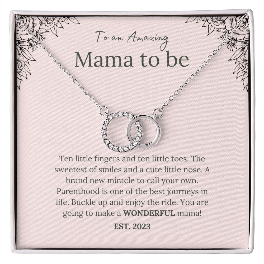 Mama to be - Floral - Perfect Pair Necklace