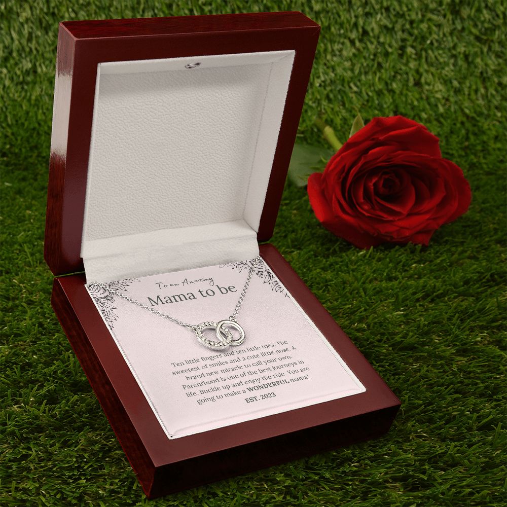 Mama to be - Floral - Perfect Pair Necklace