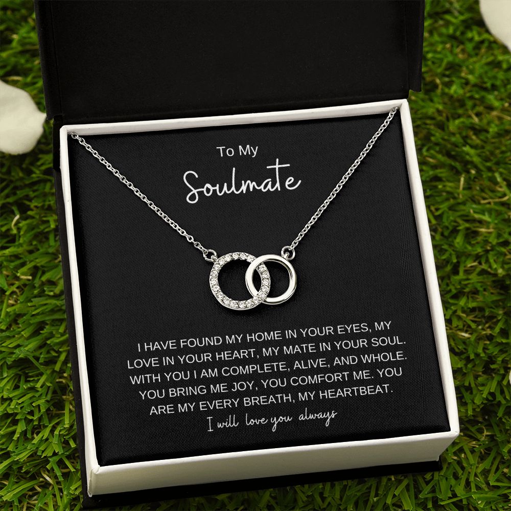 "In Your Eyes" Soulmate Perfect Pair Necklace