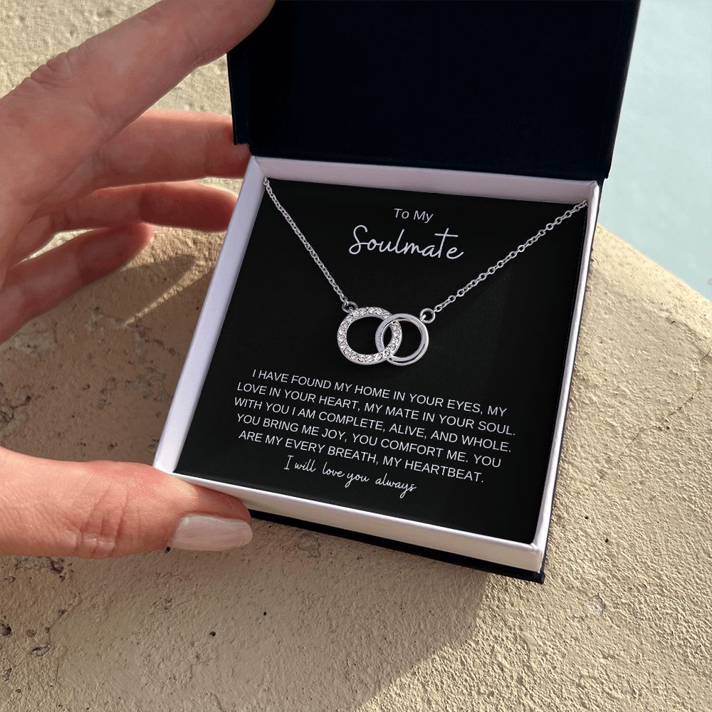 "In Your Eyes" Soulmate Perfect Pair Necklace