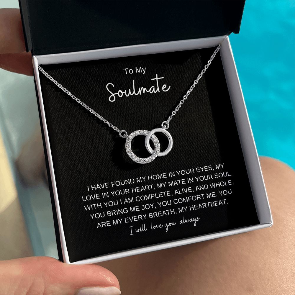 "In Your Eyes" Soulmate Perfect Pair Necklace