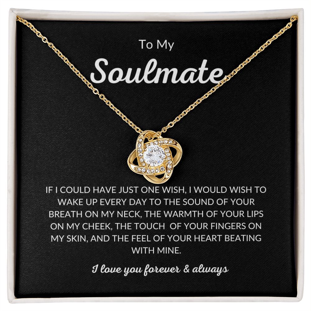 "One Wish" Soulmate Love Knot Necklace