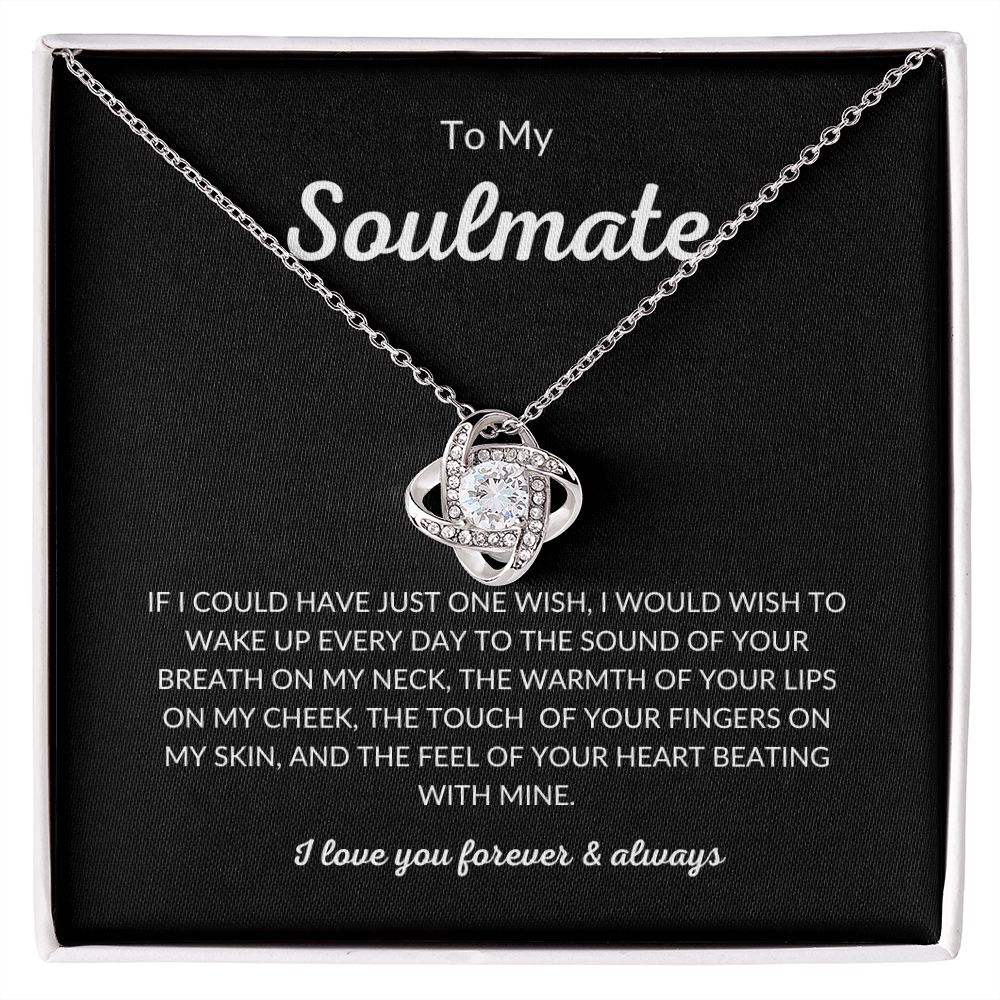 "One Wish" Soulmate Love Knot Necklace