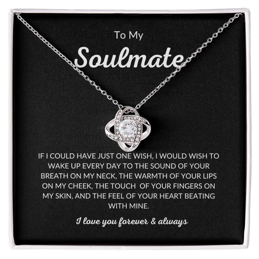"One Wish" Soulmate Love Knot Necklace