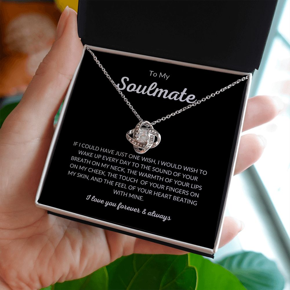 "One Wish" Soulmate Love Knot Necklace