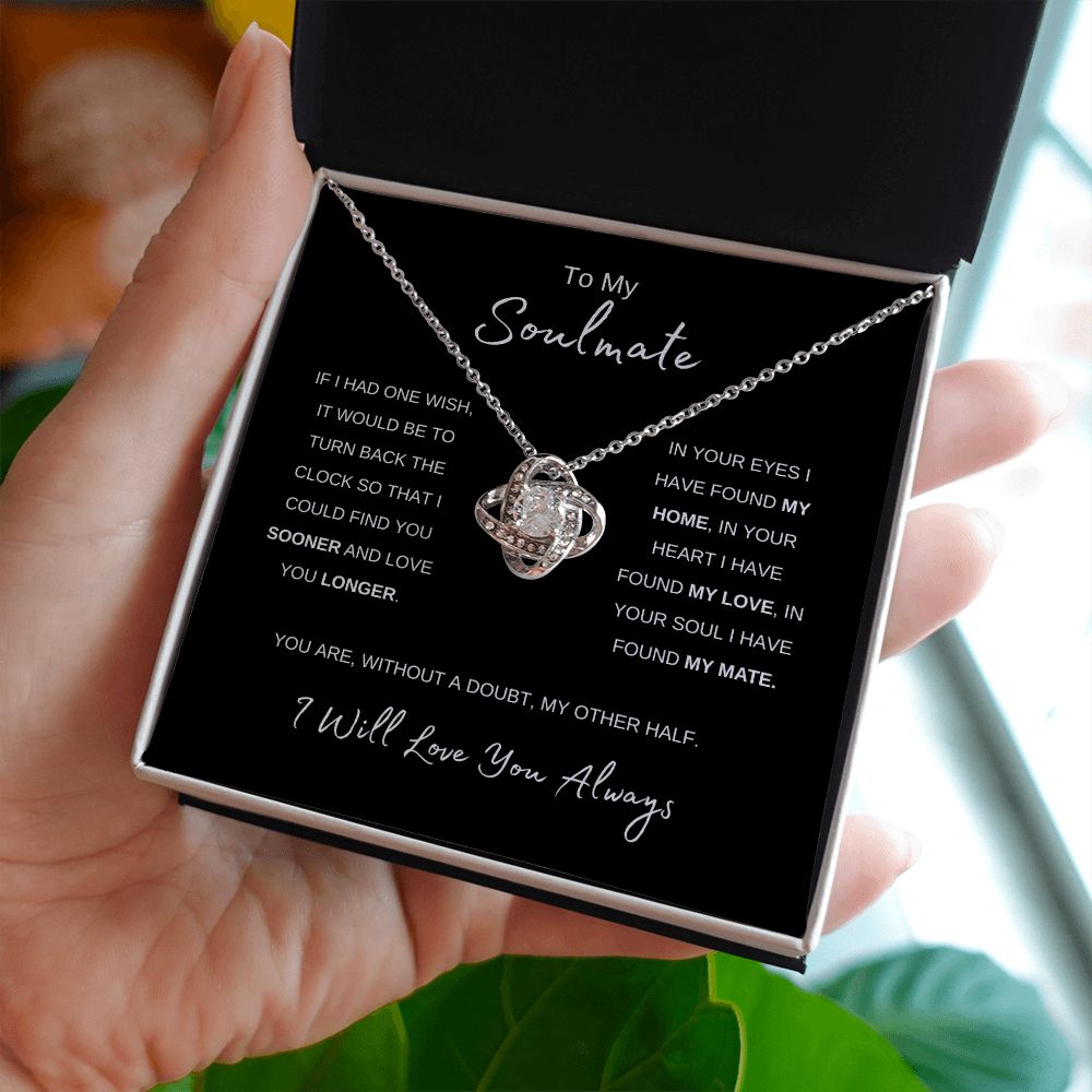 "One Wish" Soulmate Love Knot Necklace