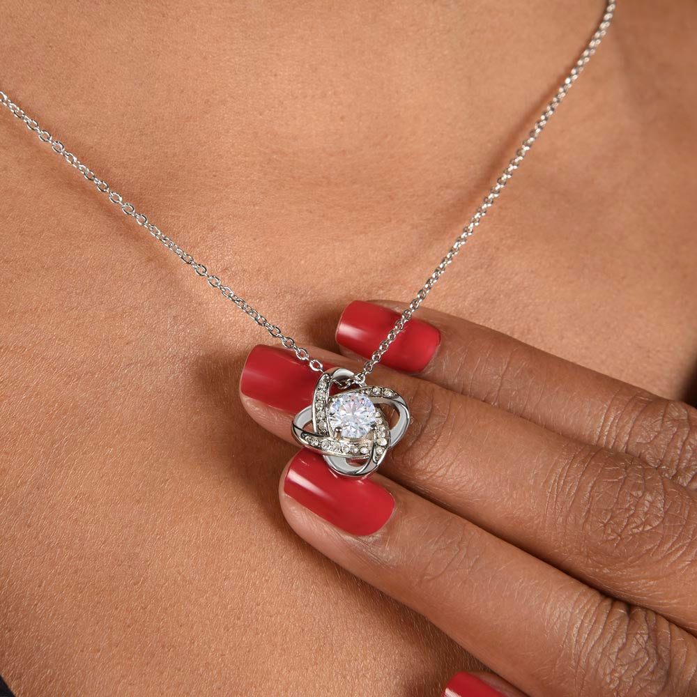 Graduate - Stronger Today - Love Knot Necklace