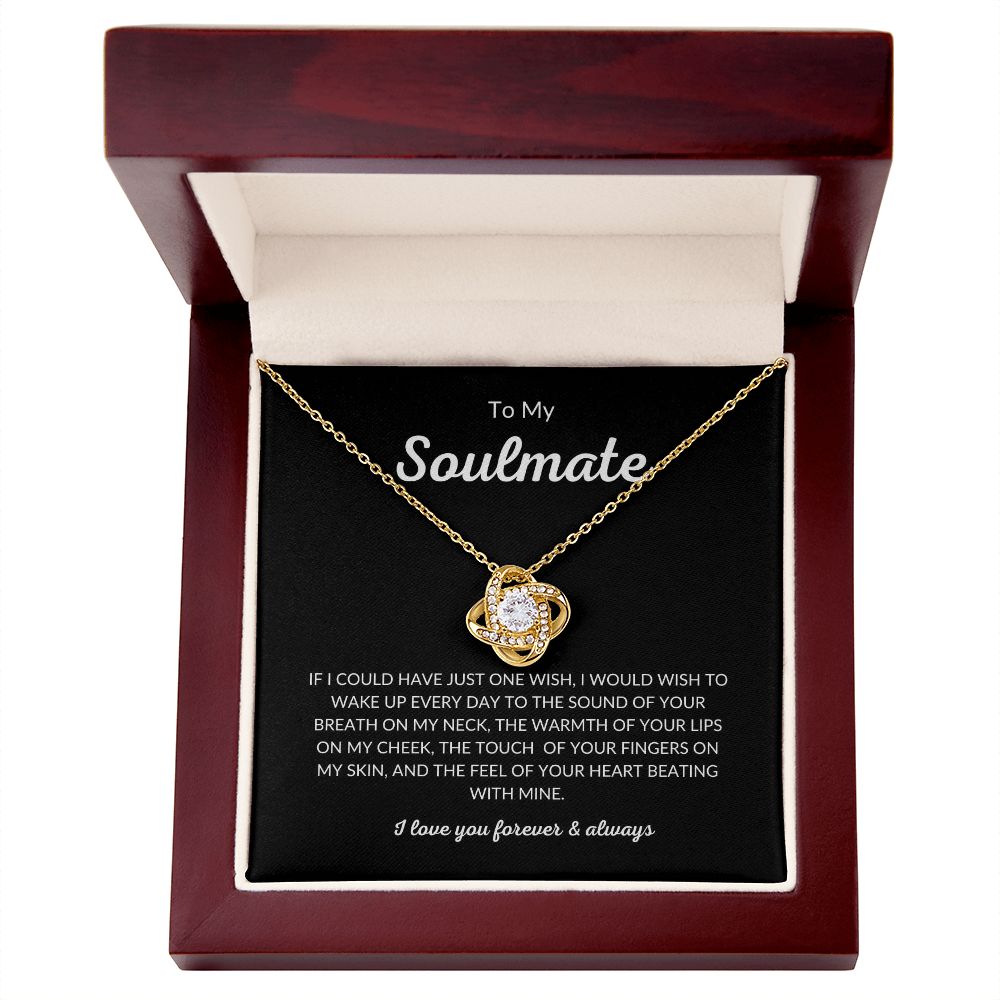 "One Wish" Soulmate Love Knot Necklace
