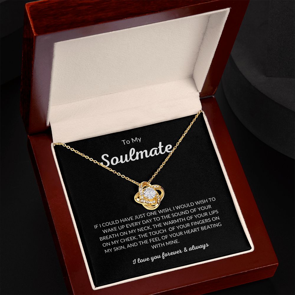 "One Wish" Soulmate Love Knot Necklace